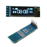 0.91 pouces 128x32 IIC I2C Blue OLED Affichage LCD DIY Oled Module SSD1306 Driver IC DC 3.3V 5V