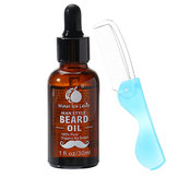 Water Ice Levin Man Beard Style Growth Essential Oil 100% Pure Organic Sin olor Promueve Cabello Crecimiento con peine