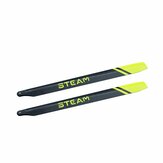 Steam 420mm Carbon Fiber Main Blades for Class 420 RC Helicopter