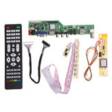 Sygnał cyfrowy M3663.03B DVB-T2 Uniwersalny kontroler telewizora LCD Płyta sterownicza TV / PC / VGA / HDMI / USB + 7 przycisków + 2 kanały 6 bitów 30 pinów LVDS Kabel + 1 falownik lampy