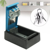 Aufbewahrungsbox für blaue 4-stellige Schlüsselteile aus Aluminiumlegierung
