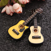 Accessoire de guitare miniature à l'échelle 1/12 pour maison de poupée