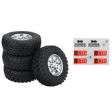 4PCS HG P415 1/10 RC Car Spare Tires Wheels w/ Sticker Sheet 4ASS-PA008 Vehicles Model Parts