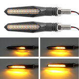 12V Universal Flowing Motorcycle LED LED Signal Turn Amber Lights