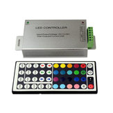 24А RGB светодиодный контроллер с 44-клавишным ИК-пультом для ленточных светильников DC12-24V
