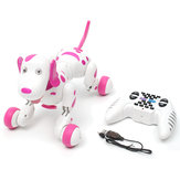 Розовый 2.4G RC Smart Dance Walking Дистанционное Управление Робот Собака Электронный Pet для малыша Игрушка