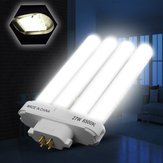 AC220V 27W Quad Трубка Компактный чистый белый флуоресцентный свет лампы для внутреннего украшения дома
