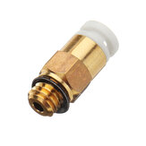 5pcs Creality 3D® M6 Thread Nozzle Brass Pneumatic Connector Quick Joint For 3D Printer Remote Extruder