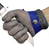 カーペントリー、ブッチャー、テーラーの作業用切断防止手袋ステンレススチールワイヤーメッシュ手袋