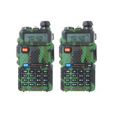 Talkie-walkie radio bidirectionnel portable à double bande BAOFENG UV-5R en deux pièces