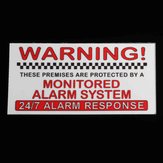 5 шт. Система сигнализации - предупреждающие знаки о мониторинге безопасности для внешнего использования, наклейки из ПВХ, водонепроницаемые