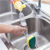 Portátil Não-Vara Óleo Multi-Function Pote De Lavar Líquido Escovas Long Handle Limpeza Escovas