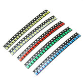 100 sztuk 5 kolorów 20 każdy 1210 zestaw diod LED Zestaw diod LED SMD zielony / czerwony / biały / niebieski / żółty
