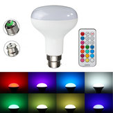 E27 / b22 rgbw 10w LED lâmpadas coloridas globo lâmpada + controle remoto ac85-265v