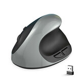 HXSJ X10 Mouse da gioco wireless a 2.4GHz 800/1600/2400DPI 6 tasti Ergonomia verticale Mouse da gioco per computer desktop laptop PC