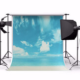 Nouveaux accessoires de Studio de fond de plage de bord de mer en coton Durable 5x7ft