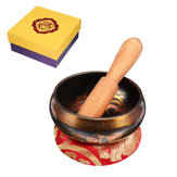 Copper Tibetan Singing Bowl Set For Meditation/Prayer/Yoga/ Mindfulness