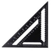 Raitool AR01 43X30X30cm Имперская треугольная линейка из алюминиевого сплава Черная треугольная линейка
