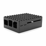 Siyah ABS Kılıf Muhafaza Kutu Raspberry Pi 3 Model B/2 Model B / 2B + için