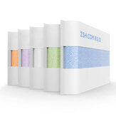 Serie di Asciugamani in Microfibra di Cotone per Giovani con Tessuto Antibatterico e Assorbente d'Acqua, con Sacchetto Ermetico e Salutare