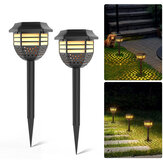 2/4/8pcs Luzes solares para relvado Paisagem Jardim Villa Decoração Lâmpadas LED Luzes de solo Embutidas