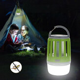 Szúnyogirtó lámpa USB-töltővel, vízálló, sátrazáshoz, csapdával, riasztó világítással