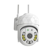 Xiaovv V380 Pro HD 1080P Mini WIFI IP Kamera Wasserdichte Infrarot Vollfarb-Nachtsicht Sicherheitskamera mit 8 Lichtern