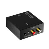 Howail separator cyfrowego na analogowy konwerter audio HD adapter ekstraktora audio z interfejsem słuchawkowym 3,5 mm do telewizora stereo HW-20DA