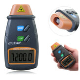 Ferramenta de medição sem contapara do tacômetro digital DT-2234C+ Laser RPM