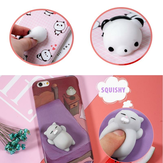 Coque Bakeey™ Cartoon 3D Squishy Squeeze Slow Rising Cat Panda Souple en TPU pour iPhone 6 6s et 6Plus 6sPlus