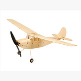 Dancing Wings Hobby K12 Kit de avión RC principiante de balsa de 445 mm de envergadura con combo de potencia