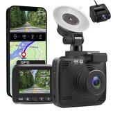 V53/V53+ 4K Araç İçi Kamera Dahili WiFi GPS Araba Pano Kamera UHD 2160P 170° Geniş Açılı WDR Gece Görüşlü Kaydedici
