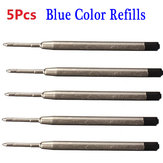 5 pezzi di penne di difesa tattica universali di colore blu ricariche a sfera in metallo per LAIX B2 B006 B008 B009 Q1