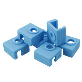 6 db Kék Hotend fűtőblokk szilikon védőtok MK8-hez 3D nyomtatóhoz