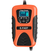 E-FAST 12V 7A Pulsreparatur-LCD-Batterieladegerät für Auto-Motorrad-Blei-Säure-Batterie Agm Gel Wet