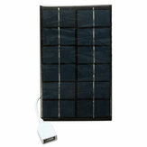 6V 2W Photovoltaic Power Solar Panel With USB Cable
