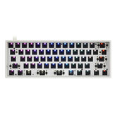 Kit clavier SKYLOONG GK61X GK61XS avec interrupteurs interchangeables à chaud, RGB 60%, câblé et bluetooth, plaquette de montage PCB, boîtier, kit personnalisé de clavier
