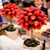 Egrow 100 Teile / paket Erdbeerbaum Samen Seltene Frucht Erdbeere Bonsai Samen Garten DIY Pflanzen
