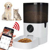 Distributore automatico intelligente di cibo per animali domestici da 6L con WiFi/bluetooth/video, timer, controllo tramite app, registrazione vocale, per forniture per gatti e cani