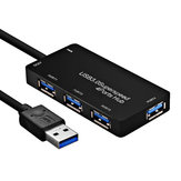 5Gbps Hi-Speed USB 3.0 4-Port Splitter Hub Adapter με DC 5V Port