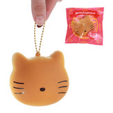 Мягкая игрушка Meistoyland Squishy Cat Kitty Slow Rising с ремнями и цепью в оригинальной упаковке