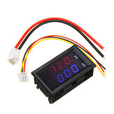 Amperímetro de voltímetro digital mini DC 100V 10A Amp de painel de voltagem e medidor de corrente testador de 0,56 