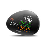 DIGOO DG-THS01 Leżący kamienny zegar Stacja pogodowa Prognoza pogody Zewnętrzny termometr pokojowy H