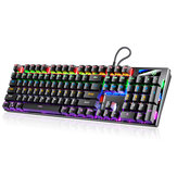 87/104 Keys Gaming Mechanical Keyboard Blue Red LED Backlight Switch USB Wired Keyboard Anti-ghosting For Game Laptop PC