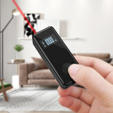 30M 0.001M قياس المسافات بالليزر قابل للشحن عبر USB محمول وصغير الحجم مع عرض رقمي للقياس بالأمتار والقدم والإنش