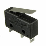 10 adet 5A 250V 3 Pin Inceliğini Mikro Anahtarı Hassas Mikro Anahtarı Mikro Anahtarları Kolu KW11-3Z Limit Anahtarı  
