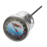 Θερμόμετρο λαδιού μοτοσικλέτας θερμόμετρο Alu Oil Dipstick με ρολόι