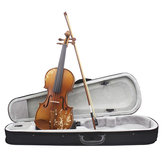 Aston 4/4  Spruce wood Carving Violin with Bow String Mute Case AV-30