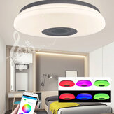 Lampe de plafond LED RGB dimmable de 72W avec musique et contrôle à distance via Bluetooth
