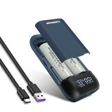 Lumintop PD2 2 i 1 18W USB-C-batterilader bærbar telefonkraftbank med doble spor for 21700-celler